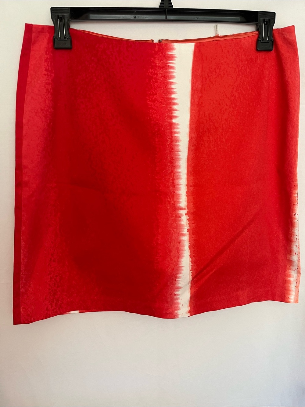Tahari Behnaz Skirt Teaberry Peach Freeze Orange Size 8